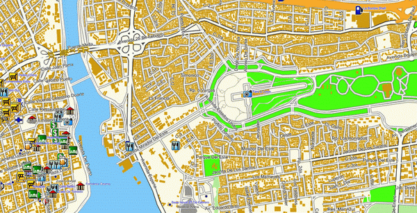 preview Santo Domingo GPS map